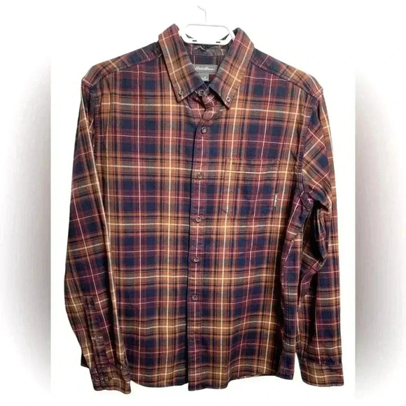 Eddie Bauer  NWOT thick flannel shirt, Size Medium - Picture 1 of 7